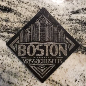 Boston souvenirs granite coaster