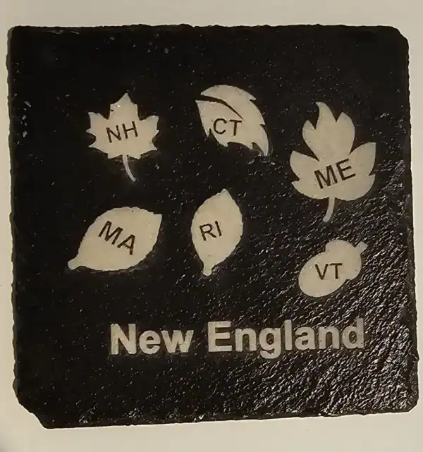 New England Fall Foliage Leaves gifts Coaster