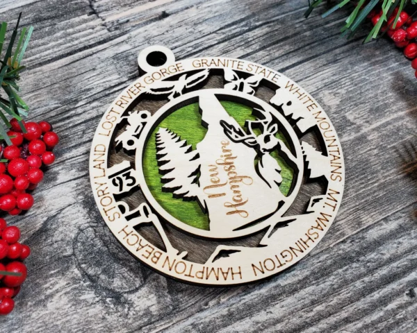NH State Ornament Souvenirs