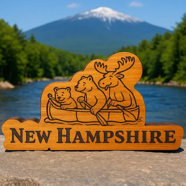 New Hampshire Gifts, outdoors camping canoe etc