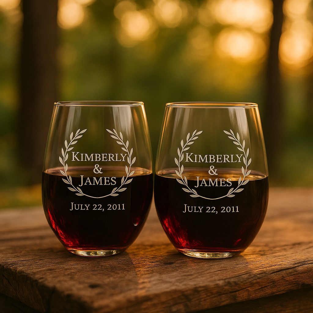 Custom engraved glassware at an affordable price