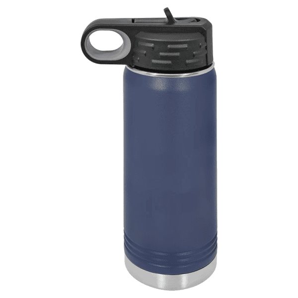 Insulated stainless steel travel mug for hot and cold beverages. Compact, leak-proof, perfect for on-the-go.