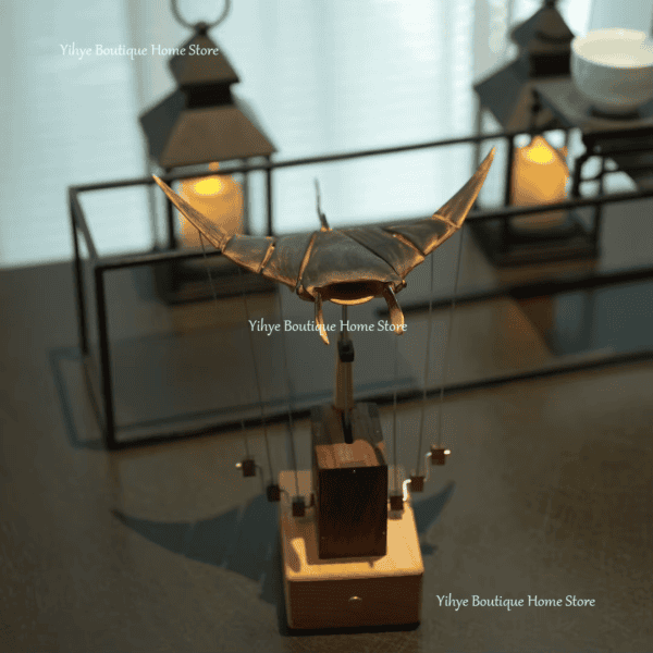 Handmade wooden bat artwork, perfect for unique home decor by FMB Laser Designs.