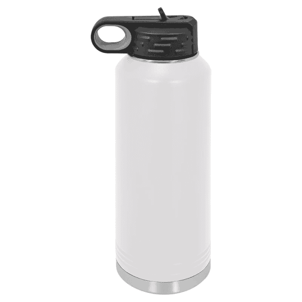 Custom engraved stainless steel water bottle for fitness, sports, gifts, and outdoor activities.